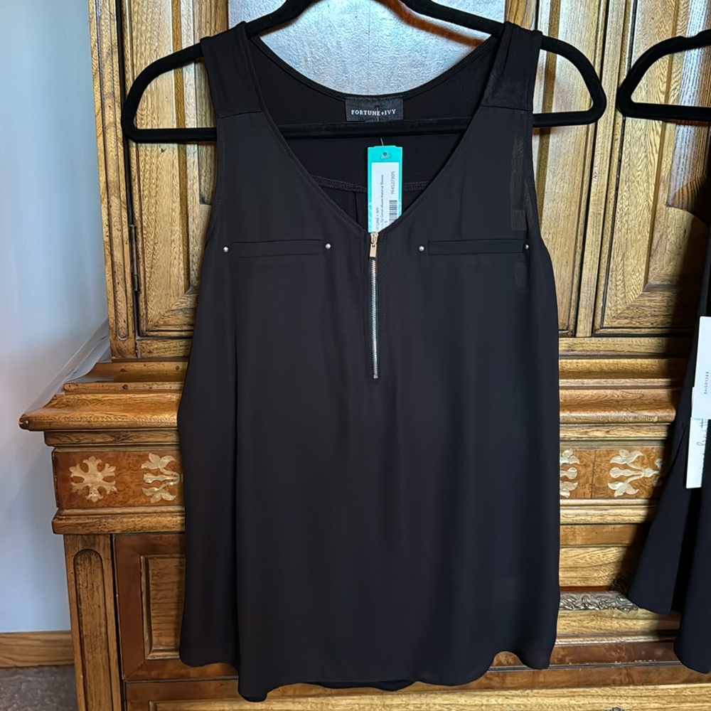 Fortune & Ivy  dressy tank